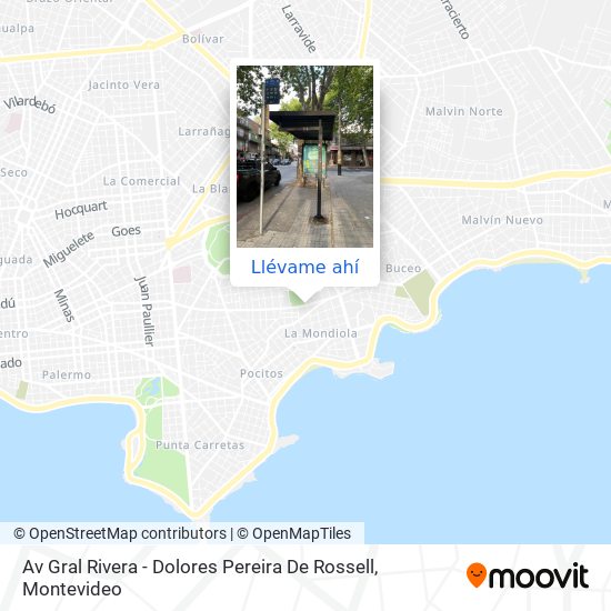Mapa de Av Gral Rivera - Dolores Pereira De Rossell