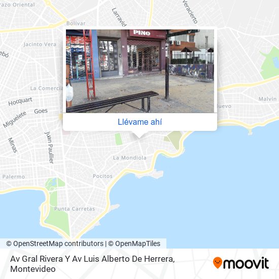 Mapa de Av Gral Rivera Y Av Luis Alberto De Herrera