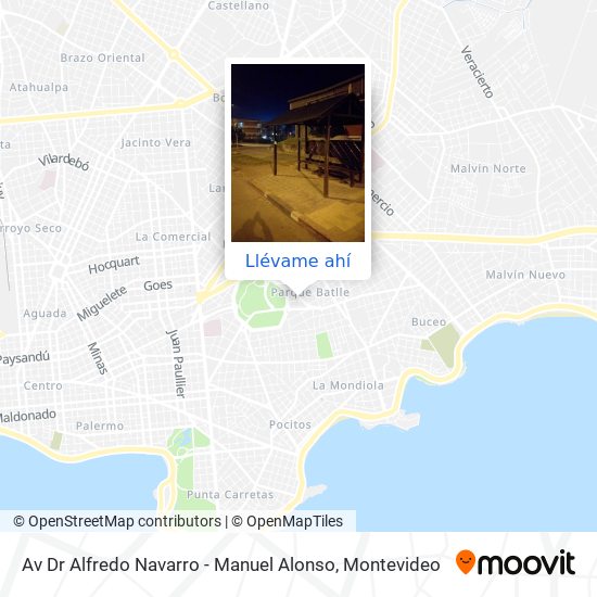 Mapa de Av Dr Alfredo Navarro - Manuel Alonso