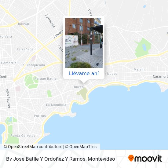 Mapa de Bv Jose Batlle Y Ordoñez Y Ramos