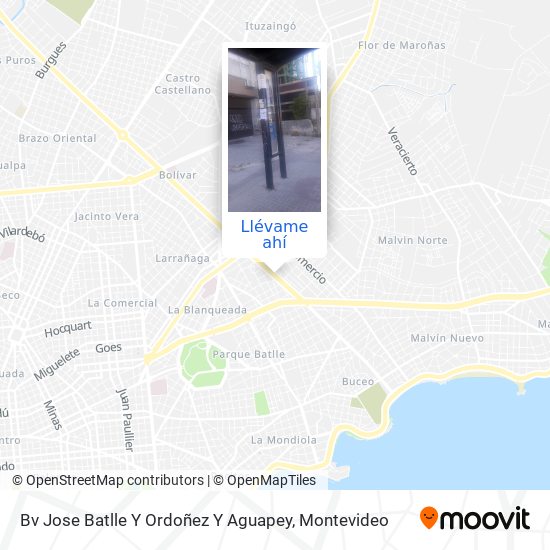 Mapa de Bv Jose Batlle Y Ordoñez Y Aguapey