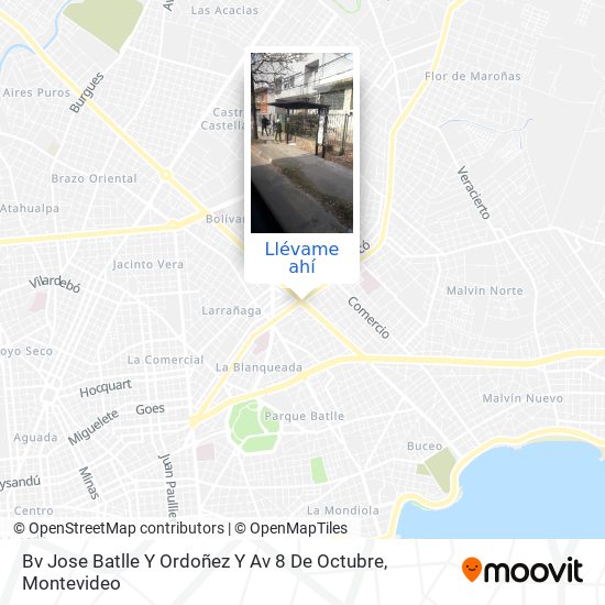 Mapa de Bv Jose Batlle Y Ordoñez Y Av 8 De Octubre