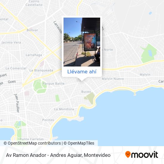 Mapa de Av Ramon Anador - Andres Aguiar