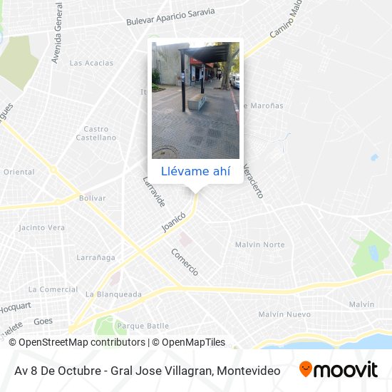 Mapa de Av 8 De Octubre - Gral Jose Villagran