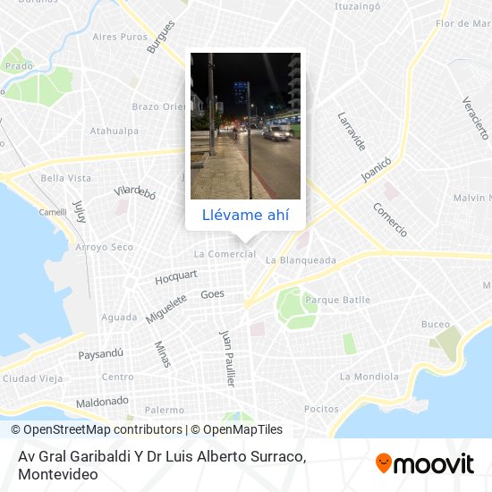 Mapa de Av Gral Garibaldi Y Dr Luis Alberto Surraco