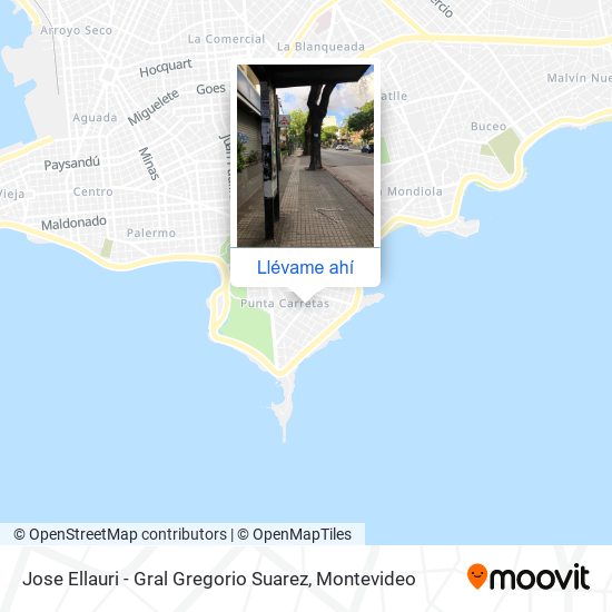 Mapa de Jose Ellauri - Gral Gregorio Suarez