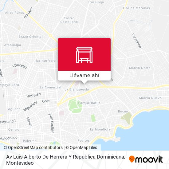 Mapa de Av Luis Alberto De Herrera Y Republica Dominicana