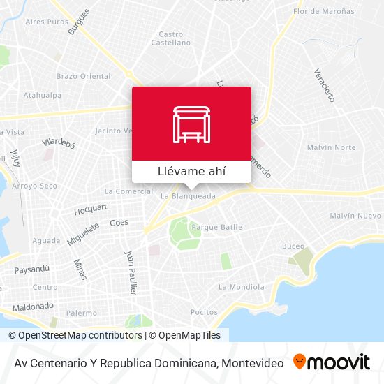 Mapa de Av Centenario Y Republica Dominicana