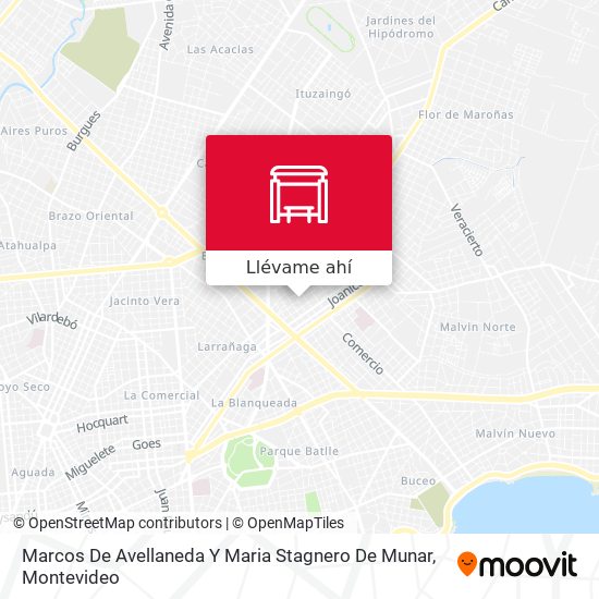 Mapa de Marcos De Avellaneda Y Maria Stagnero De Munar