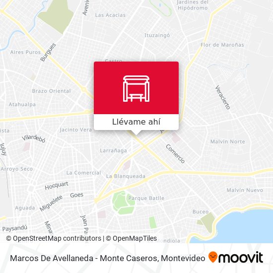 Mapa de Marcos De Avellaneda - Monte Caseros