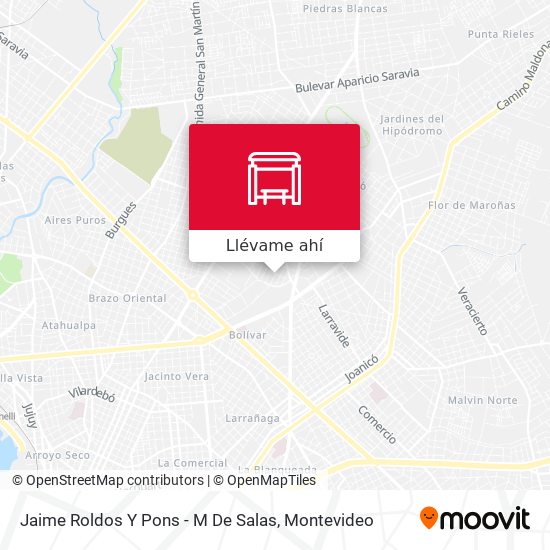 Mapa de Jaime Roldos Y Pons - M De Salas
