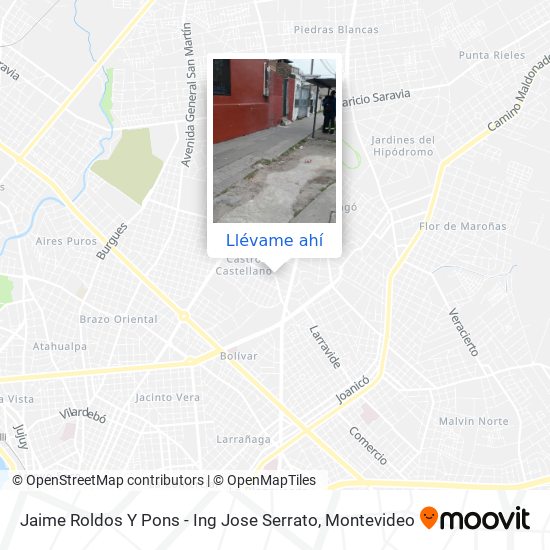 Mapa de Jaime Roldos Y Pons - Ing Jose Serrato