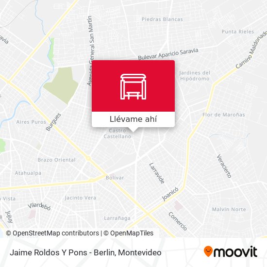 Mapa de Jaime Roldos Y Pons - Berlin