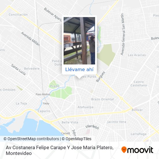 Mapa de Av Costanera Felipe Carape Y Jose Maria Platero