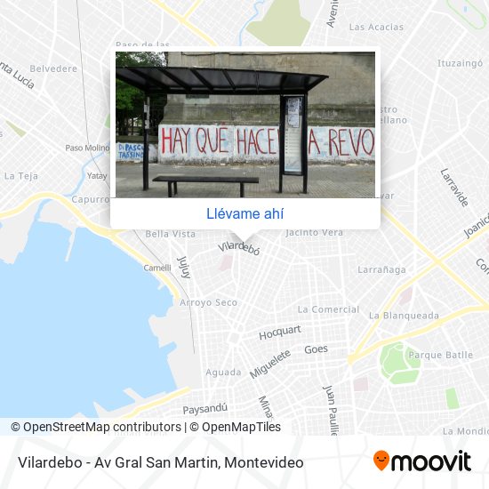 Mapa de Vilardebo - Av Gral San Martin