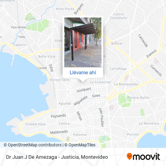 Mapa de Dr Juan J De Amezaga - Justicia