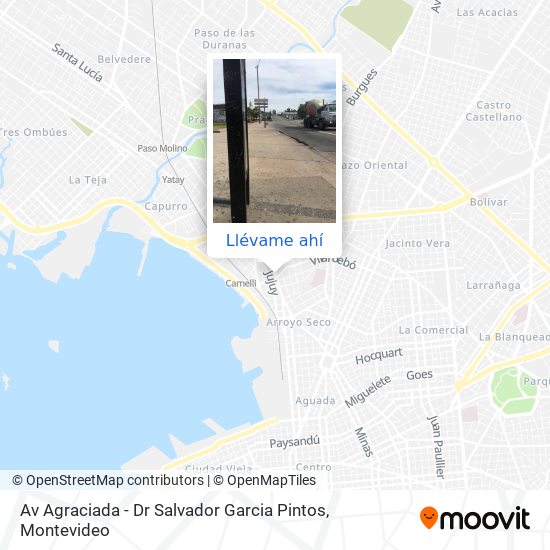 Mapa de Av Agraciada - Dr Salvador Garcia Pintos