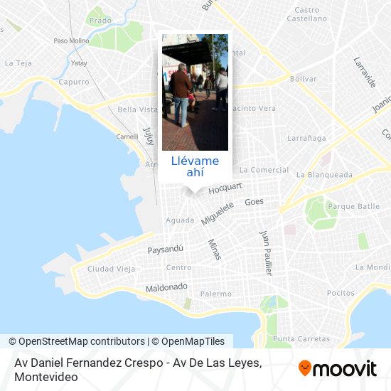 Mapa de Av Daniel Fernandez Crespo - Av De Las Leyes
