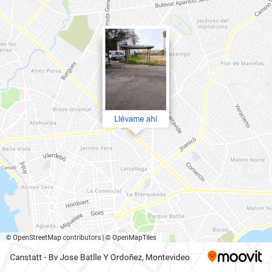 Mapa de Canstatt - Bv Jose Batlle Y Ordoñez