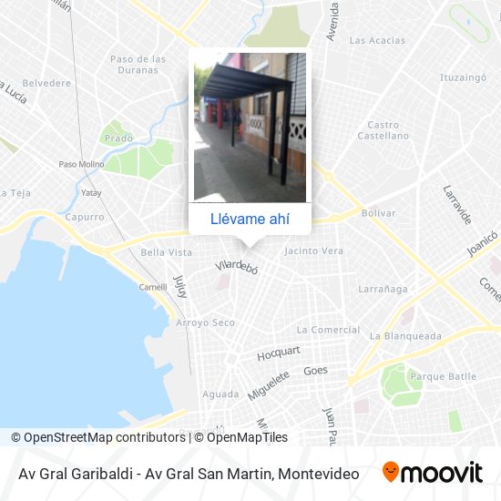 Mapa de Av Gral Garibaldi - Av Gral San Martin