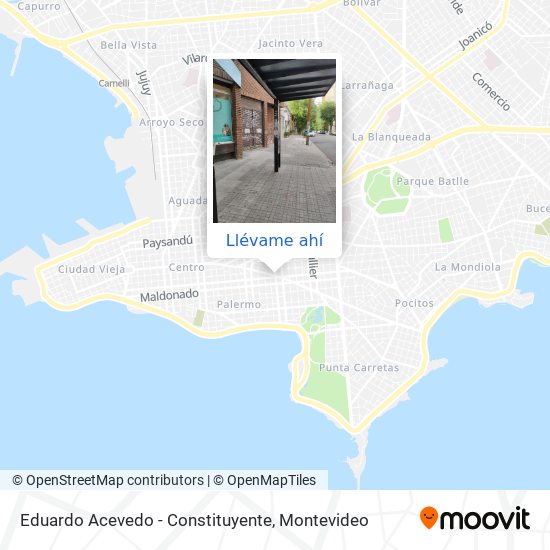 Mapa de Eduardo Acevedo - Constituyente