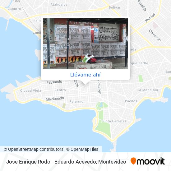 Mapa de Jose Enrique Rodo - Eduardo Acevedo