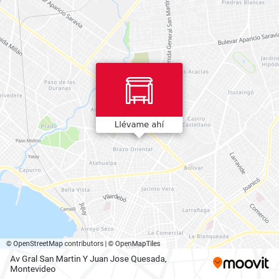 Mapa de Av Gral San Martin Y Juan Jose Quesada