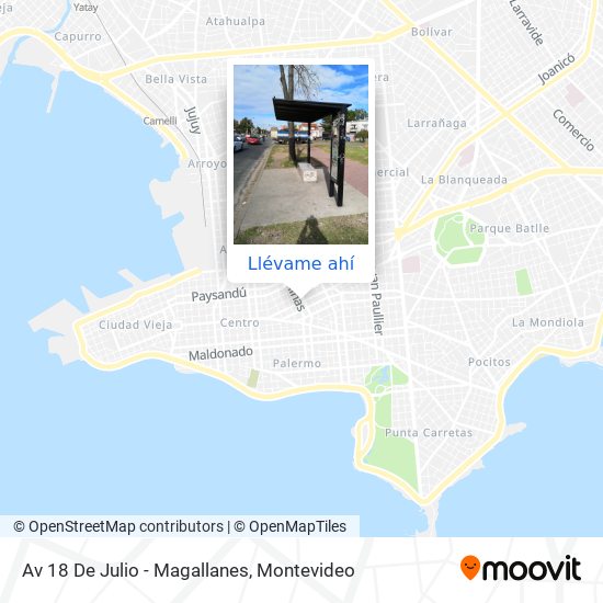 Mapa de Av 18 De Julio - Magallanes