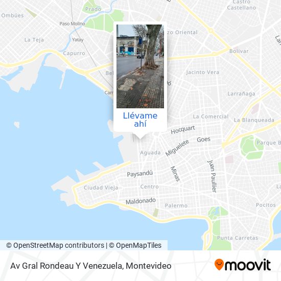 Mapa de Av Gral Rondeau Y Venezuela