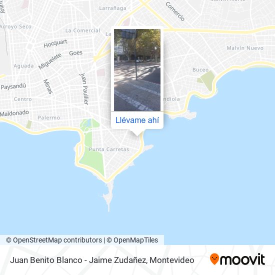 Mapa de Juan Benito Blanco - Jaime Zudañez