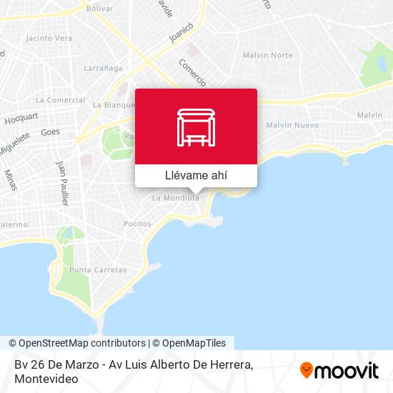 Mapa de Bv 26 De Marzo - Av Luis Alberto De Herrera