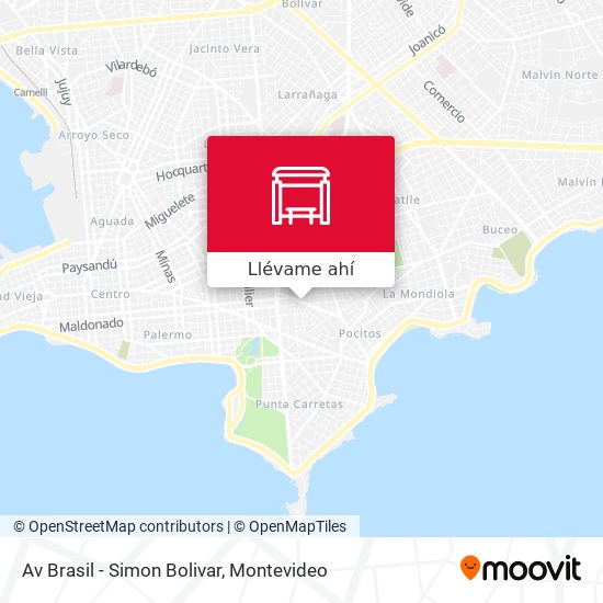 Mapa de Av Brasil - Simon Bolivar