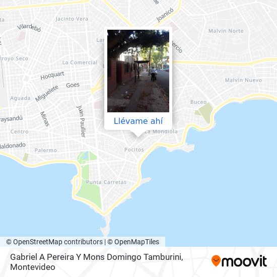 Mapa de Gabriel A Pereira Y Mons Domingo Tamburini