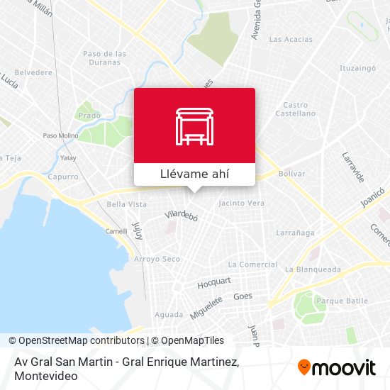 Mapa de Av Gral San Martin - Gral Enrique Martinez