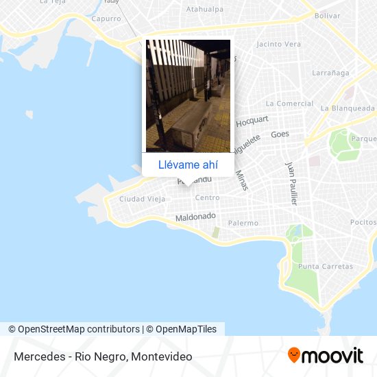 Mapa de Mercedes - Rio Negro