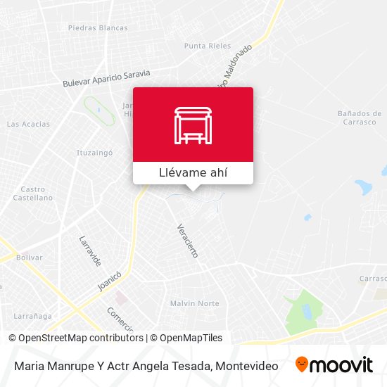 Mapa de Maria Manrupe Y Actr Angela Tesada