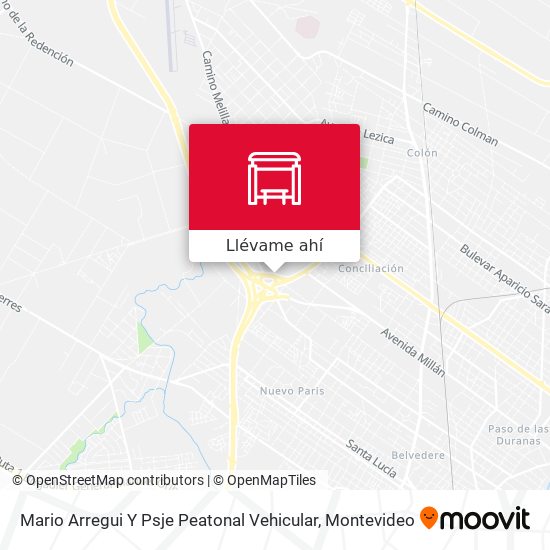Mapa de Mario Arregui Y Psje Peatonal Vehicular
