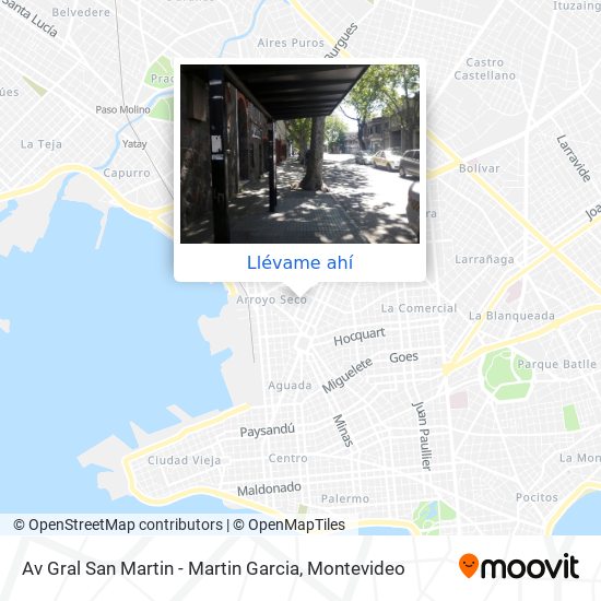 Mapa de Av Gral San Martin - Martin Garcia