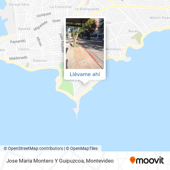 Mapa de Jose Maria Montero Y Guipuzcoa