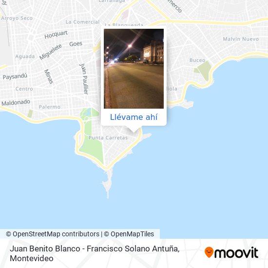 Mapa de Juan Benito Blanco - Francisco Solano Antuña