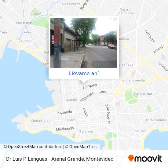 Mapa de Dr Luis P Lenguas - Arenal Grande