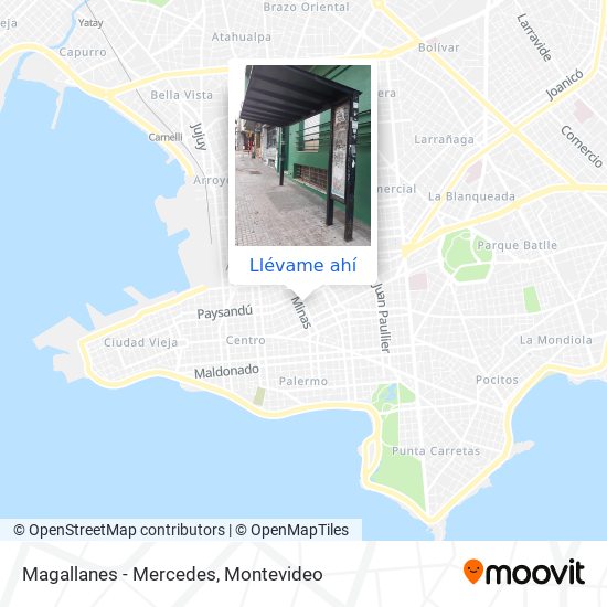 Mapa de Magallanes - Mercedes