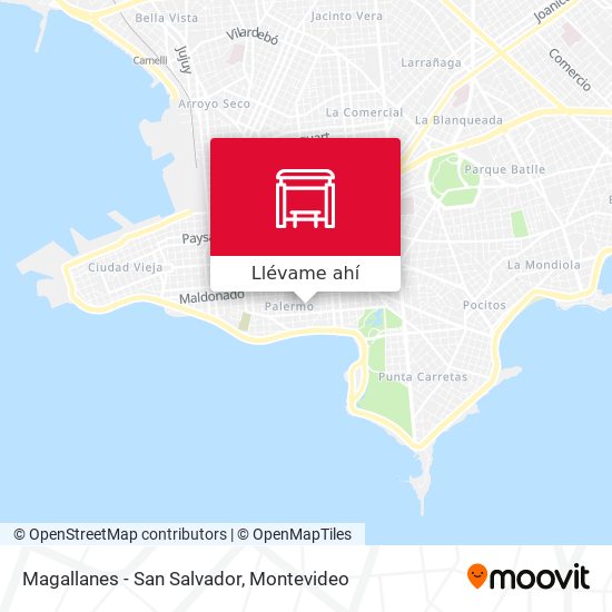 Mapa de Magallanes - San Salvador