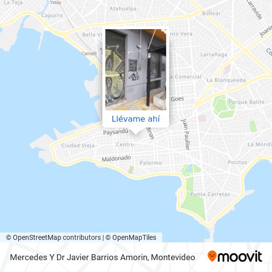 Mapa de Mercedes Y Dr Javier Barrios Amorin
