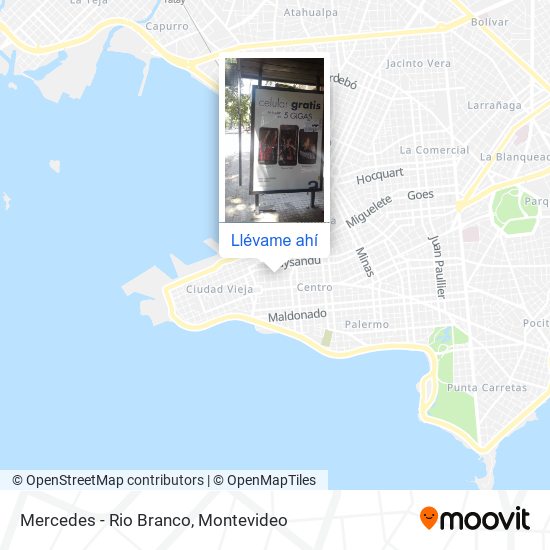 Mapa de Mercedes - Rio Branco