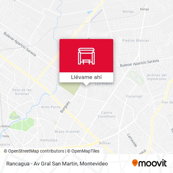 Mapa de Rancagua - Av Gral San Martin