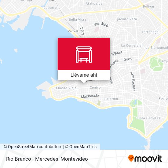 Mapa de Rio Branco - Mercedes
