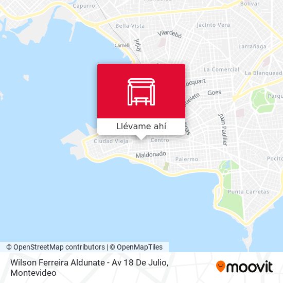 Mapa de Wilson Ferreira Aldunate - Av 18 De Julio