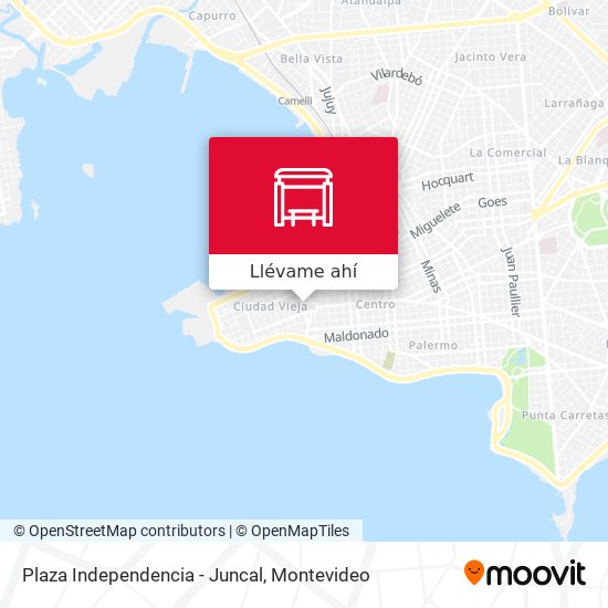 Mapa de Plaza Independencia - Juncal