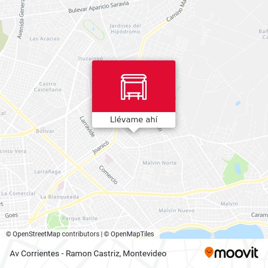 Mapa de Av Corrientes - Ramon Castriz